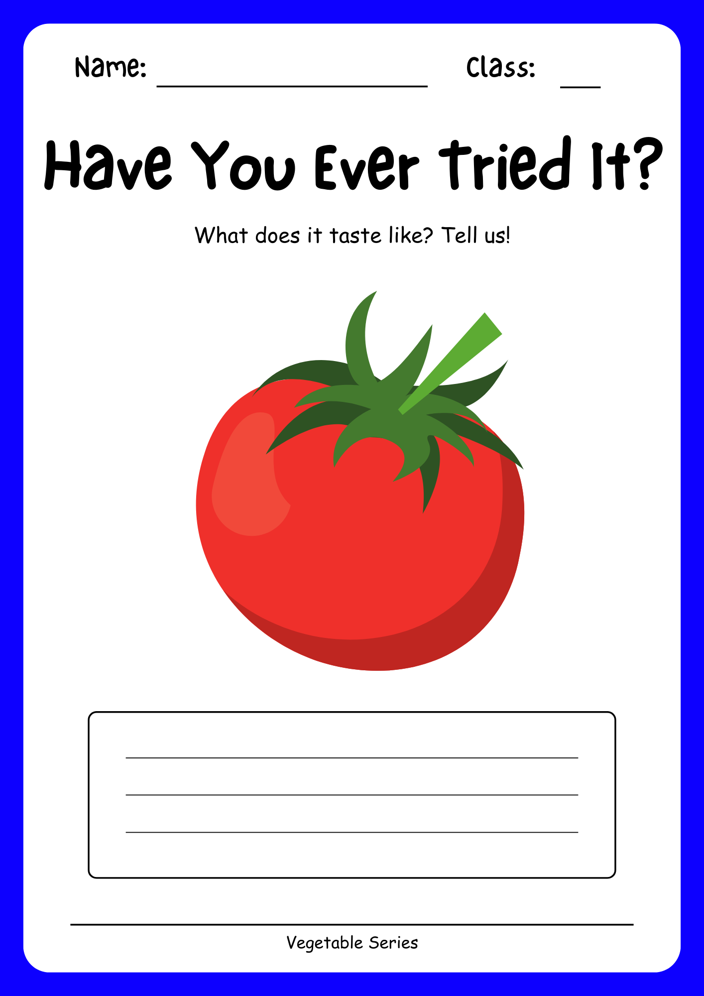 Vegetable Series Worksheets for Preschool - Image 3